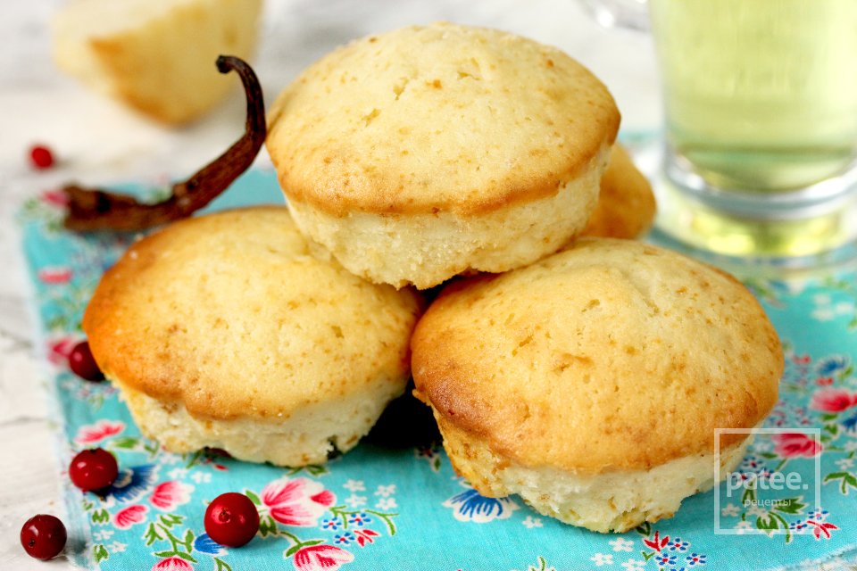 Ванильные маффины на кефире - Шаг 12