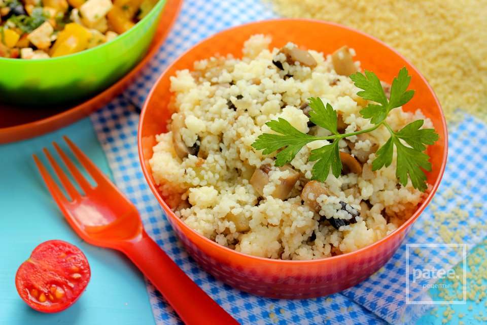 Кускус с грибами и баклажанами - Шаг 14