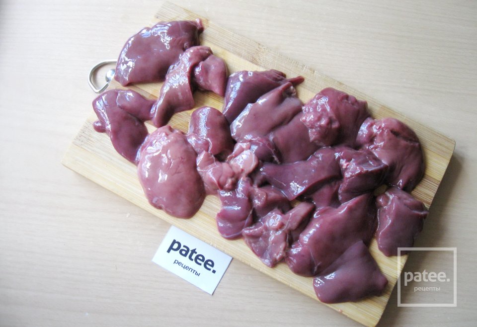 Куриная печень с грибами и баклажанами - Шаг 9