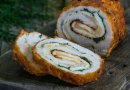 куриные рулетики с сыром и зеленью