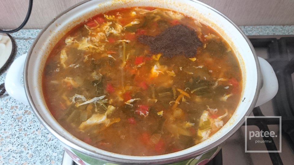 Зелёный борщ с щавелем - Шаг 4