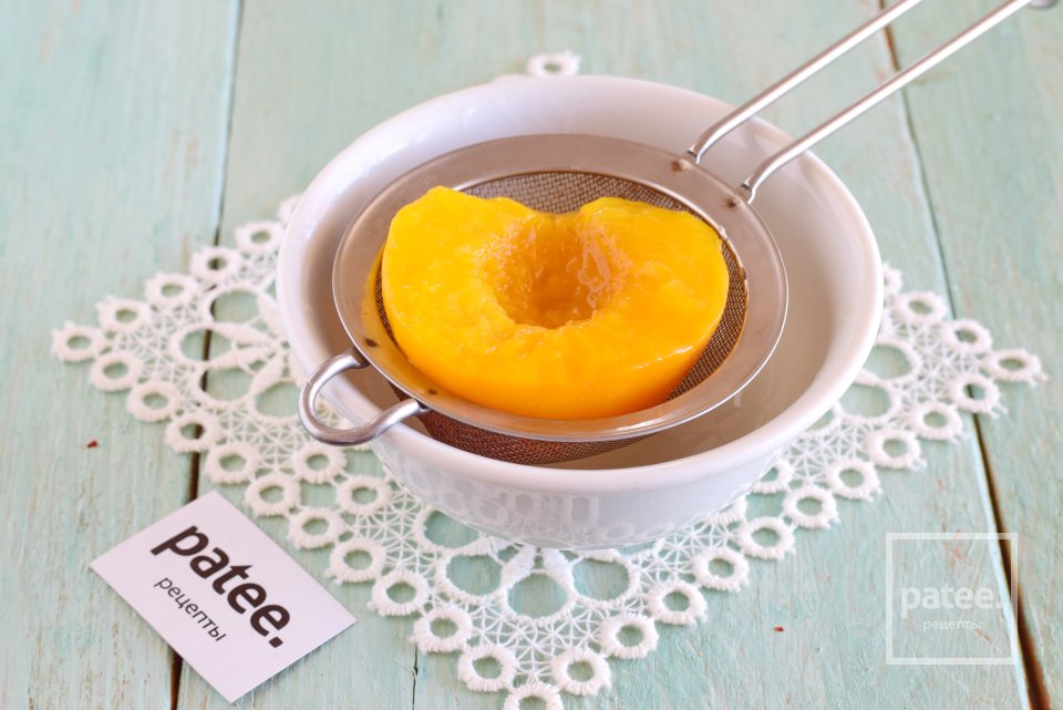 Персики фаршированные тунцовым муссом - Шаг 9