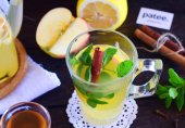Пряный чай с яблоком, имбирем и цитрусами