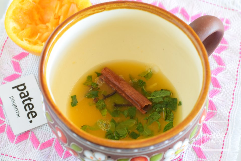 Пряный чай с яблоком, имбирем и цитрусами - Шаг 7