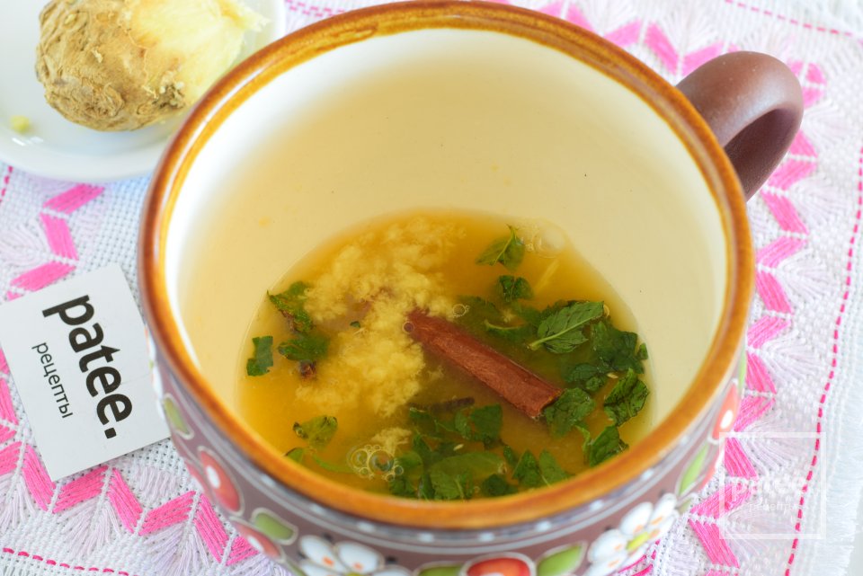 Пряный чай с яблоком, имбирем и цитрусами - Шаг 9