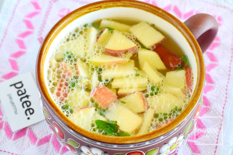 Пряный чай с яблоком, имбирем и цитрусами - Шаг 12