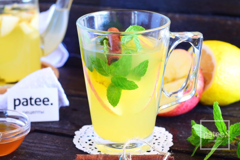 Пряный чай с яблоком, имбирем и цитрусами - Шаг 14