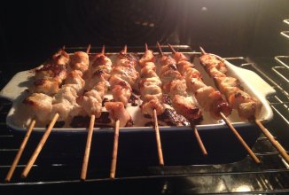 Шашлычки из индейки в духовке