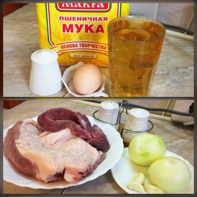 Хрустящие домашние чебуреки  на пиве - Шаг 1