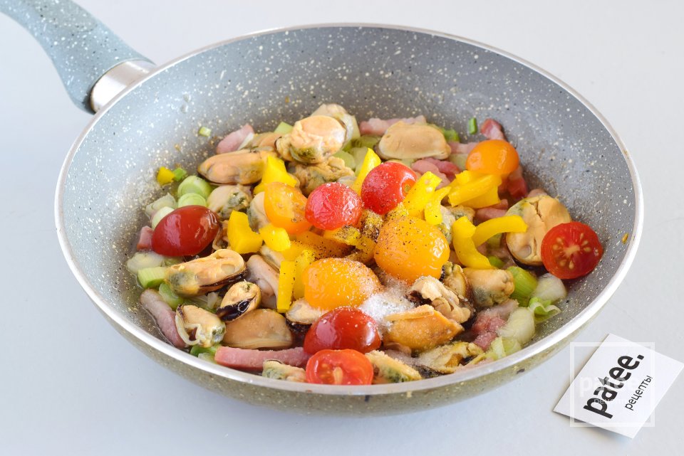 Яичница с мидиями - Шаг 9