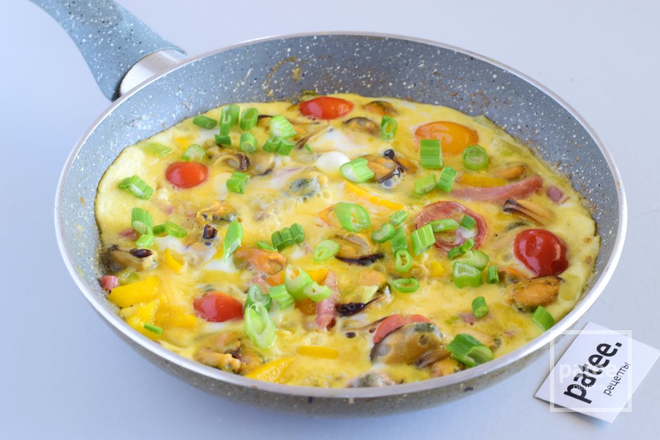 Яичница с мидиями - Шаг 13