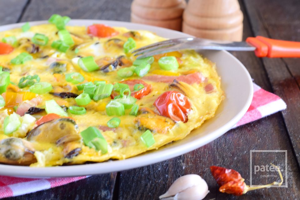 Яичница с мидиями - Шаг 15