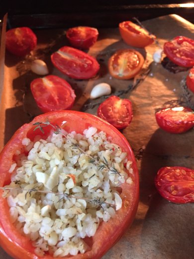 Помидоры, фаршированные булгуром с прованскими травами - Шаг 4