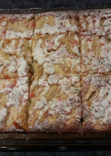 Яблочный пирог на молоке. - Шаг 1