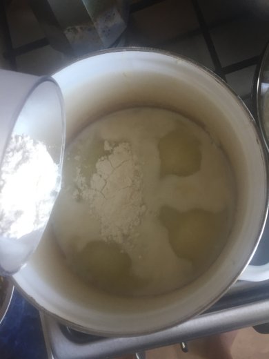 Эклеры с творожной начинкой - Шаг 2