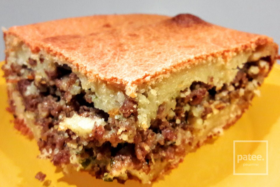 Пирог на кефире с мясным фаршем. - Шаг 2