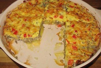 ПИРОГ ИЗ РЫБНЫХ КОНСЕРВОВ С КАРТОШКОЙ.