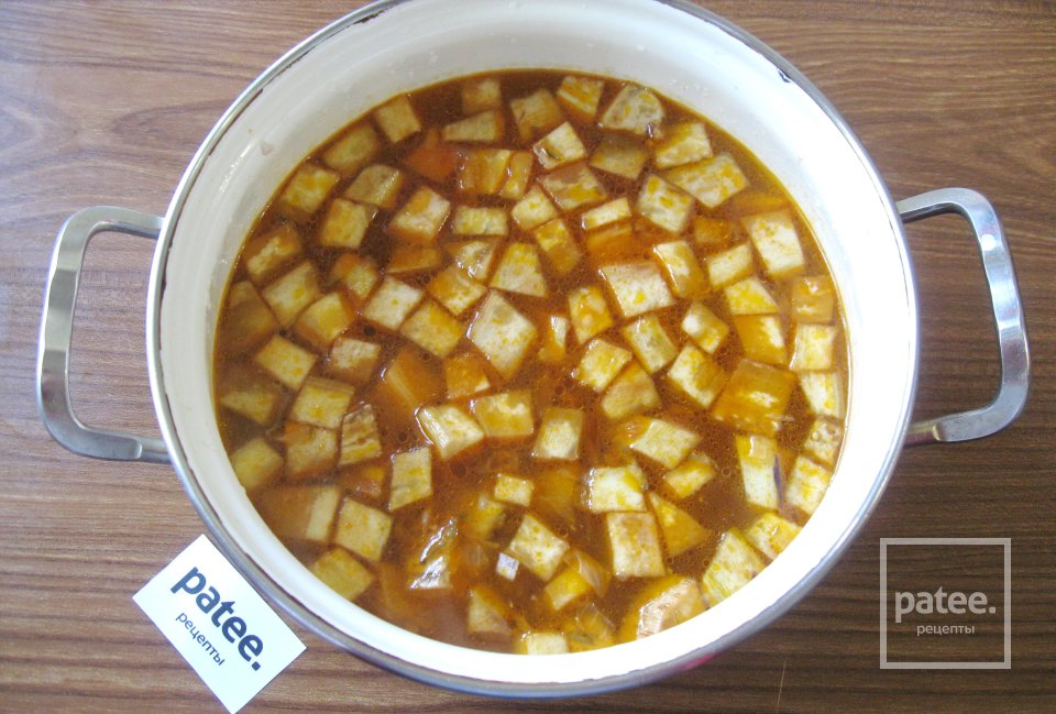 Солянка мясная с баклажанами - Шаг 13