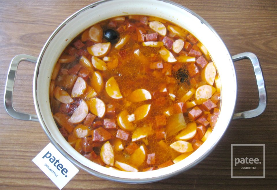 Солянка мясная с баклажанами - Шаг 15