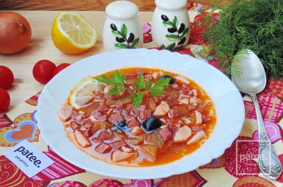 Солянка мясная с баклажанами - Шаг 17