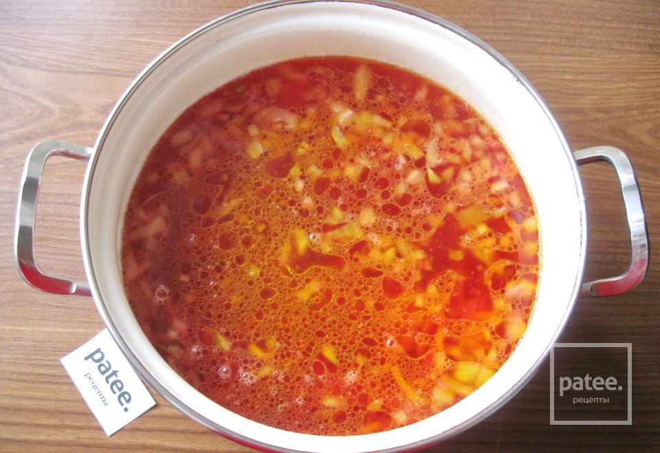 Борщ с фрикадельками - Шаг 11
