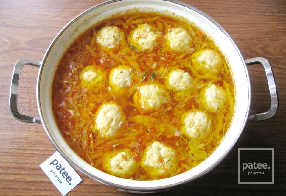 Борщ с фрикадельками - Шаг 17