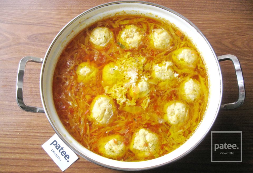 Борщ с фрикадельками - Шаг 18