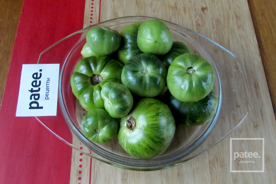 Икра из зелёных помидоров - Шаг 2