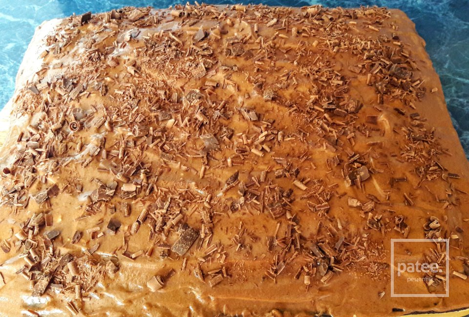 Влажный пирог без яиц с нежным сметанным кремом. - Шаг 2