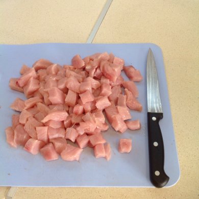 Индейка с грибами в сметане - Шаг 2