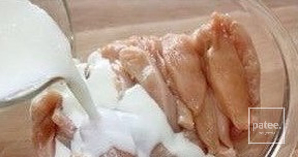 Тушеная куриная грудка в кефире - Шаг 3
