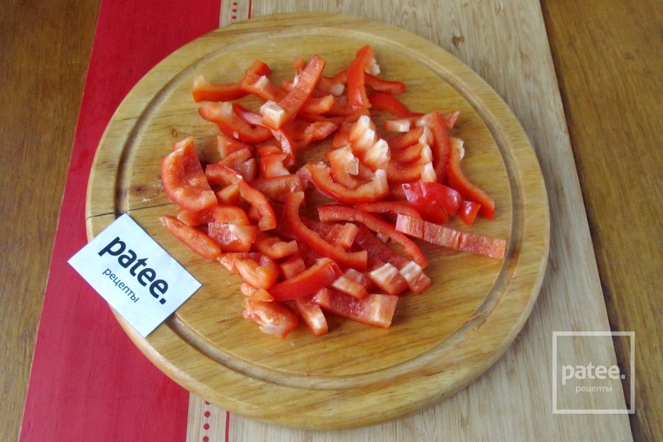 Свинина с перцем и помидорами - Шаг 4