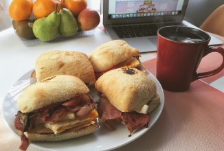 Бургеры на завтрак