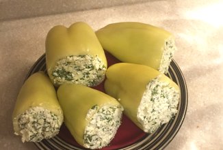 Перчики фаршированные творожной массой