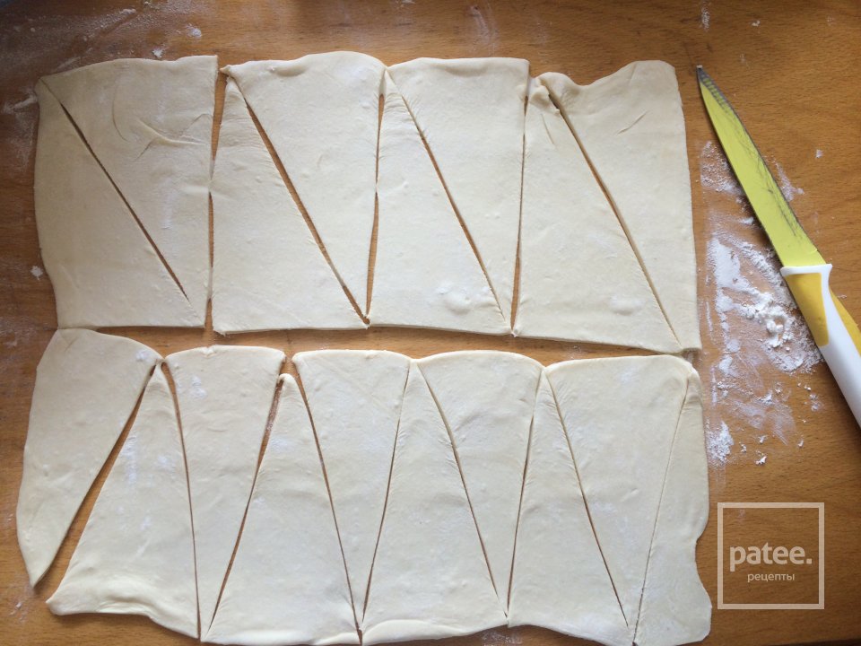 Круассаны🍫 - Шаг 3