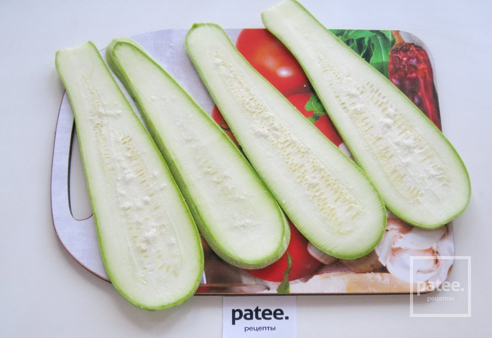 Рулетики из кабачков с творогом - Шаг 3