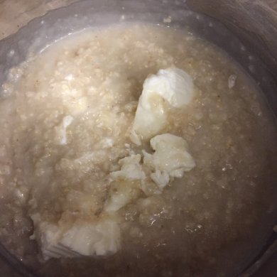 Овсяная каша с рикоттой и дыней. Правильный завтрак. - Шаг 2