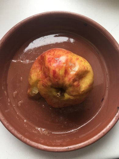 Тыквенный суп-пюре с запеченным яблоком и имбирём. Или крем суп со сливками - Шаг 2