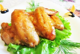 Куриные крылышки запеченные