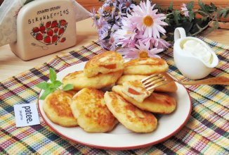 Сырники с абрикосами