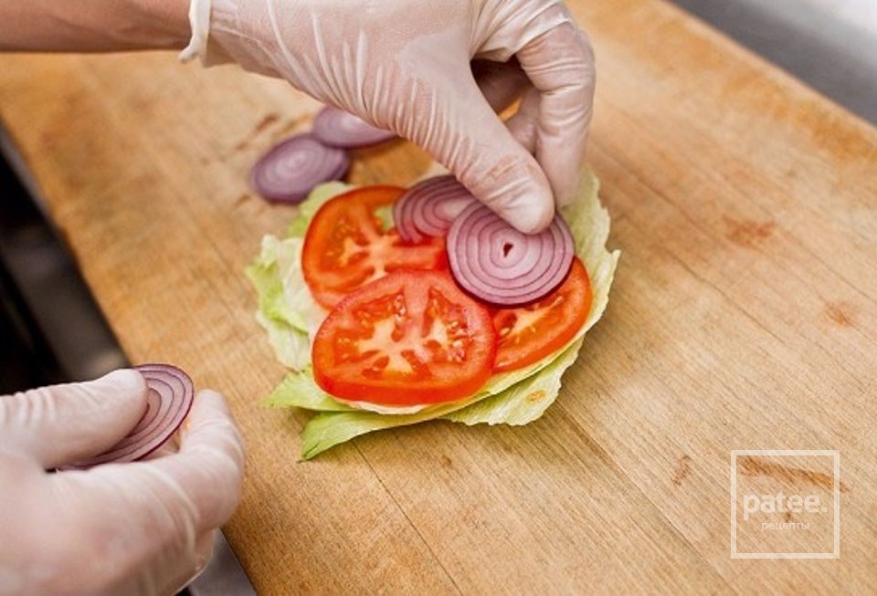 Гамбургер "Скандинавия" - Шаг 3