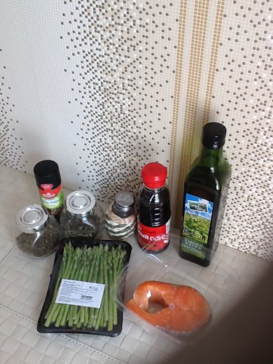 Стейк из сёмги со спаржей - Шаг 1