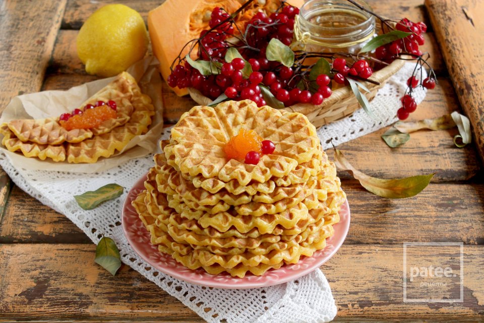 Вафли с тыквой и рисом - Шаг 12