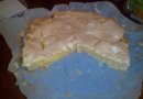 Лимонный пирог с меренгой