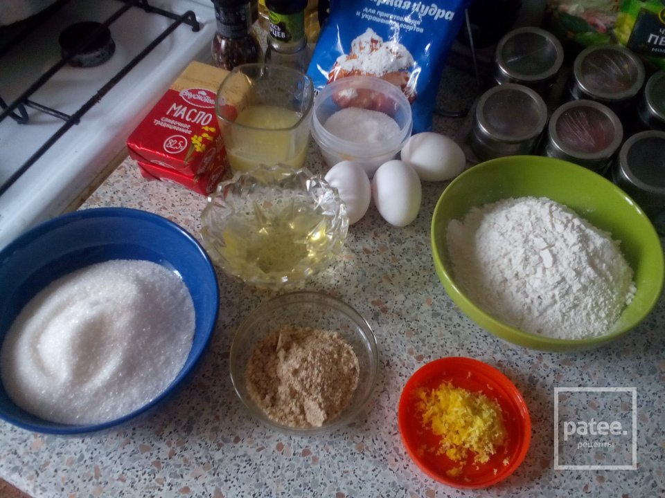 Лимонный пирог с меренгой - Шаг 1