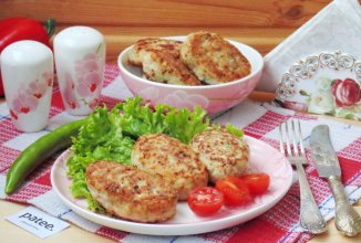 Котлеты из толстолобика с рисом