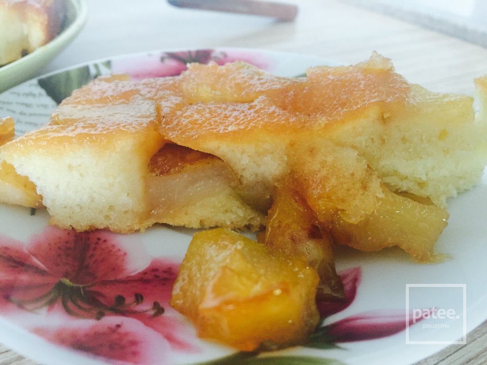 Пирог перевертыш с карамелизованнымии грушами - Шаг 2