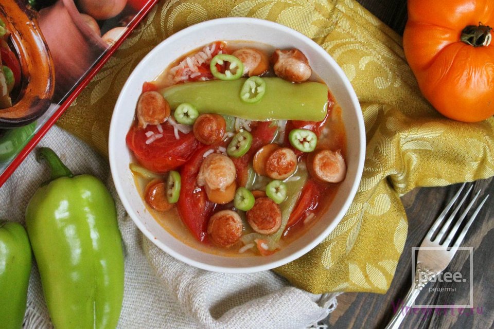 Lecs&oacute; rizzsel/ Лечо с рисом - Шаг 5