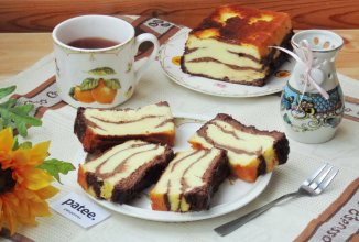 Творожная запеканка "Мраморная"