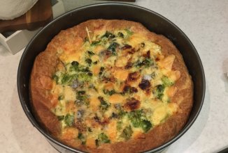 Пирог с брокколи
